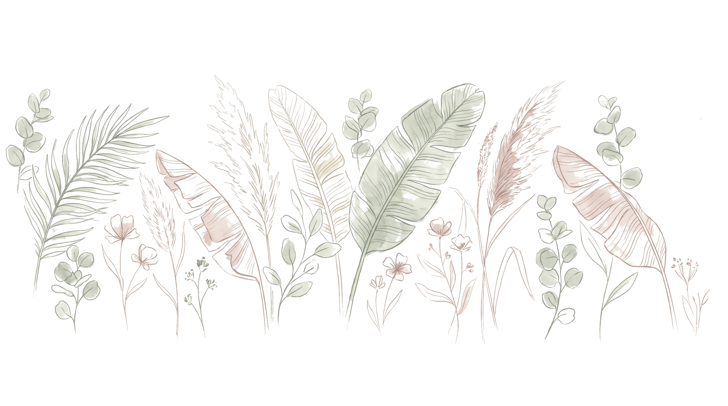botanische Dekoration